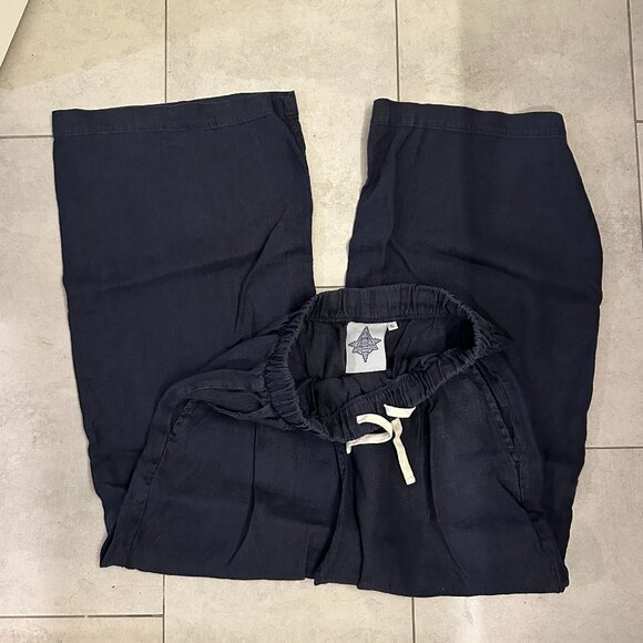 Jungmaven Cambria Pant Wide-Leg Pants - Small (S) - Navy. NWOT - Picture 2 of 5